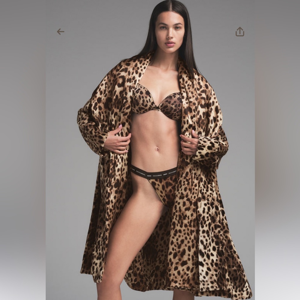 Dolce x Gabbana Skims Silk Terry Robe NWT